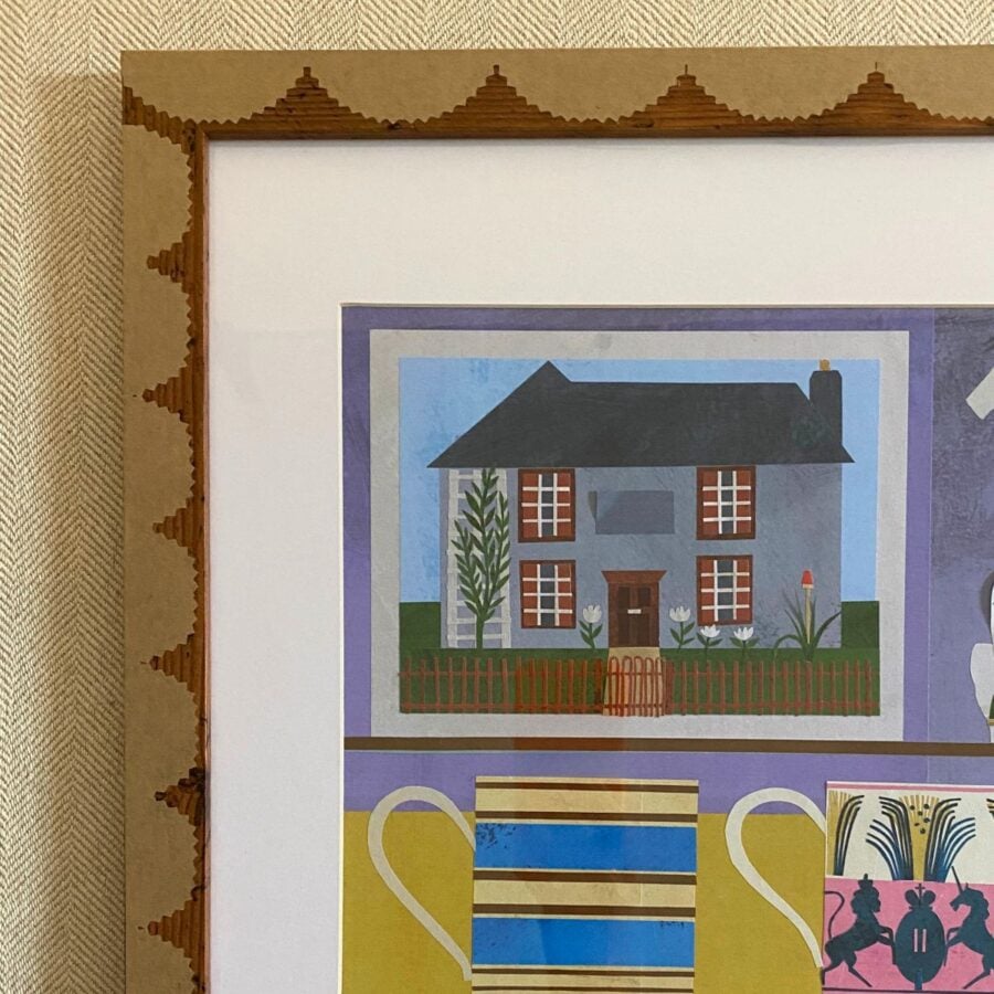Marion Elliot Papercut Collage - At the Fry Gallery 1