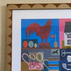Marion Elliot Papercut Collage - At the Fry Gallery 2 - Image 3