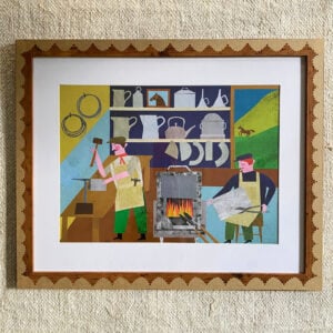 Marion Elliot Papercut Collage - At the Tinsmiths - Image 2
