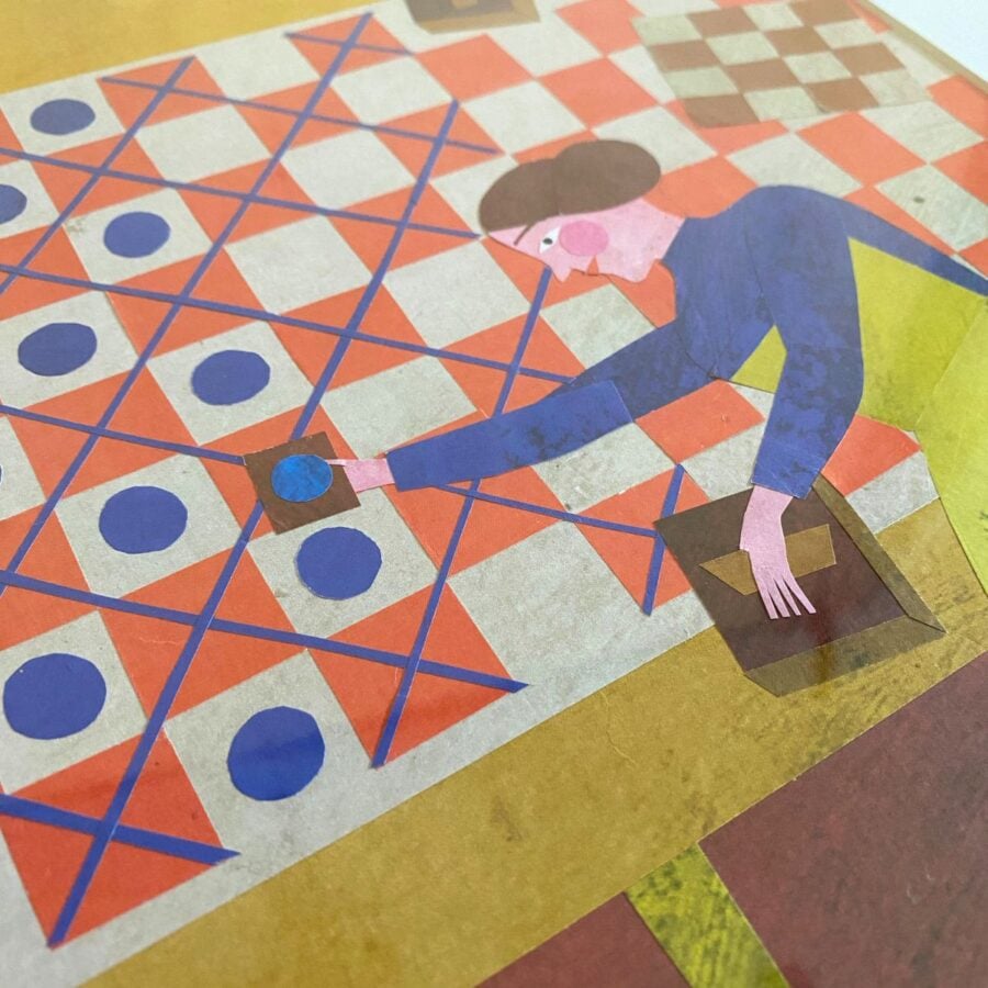 Marion Elliot Papercut Collage - At the Block Printers