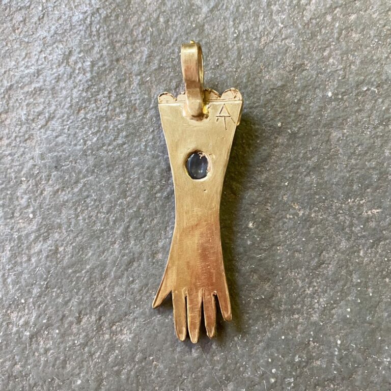 Ann Taylor Brass Pendant Glove
