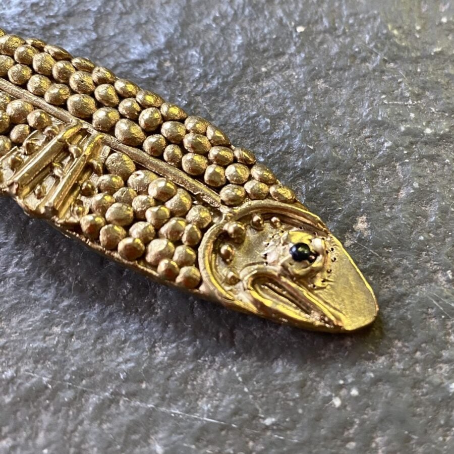Ann Taylor Pendant - Brass Fish ATP4