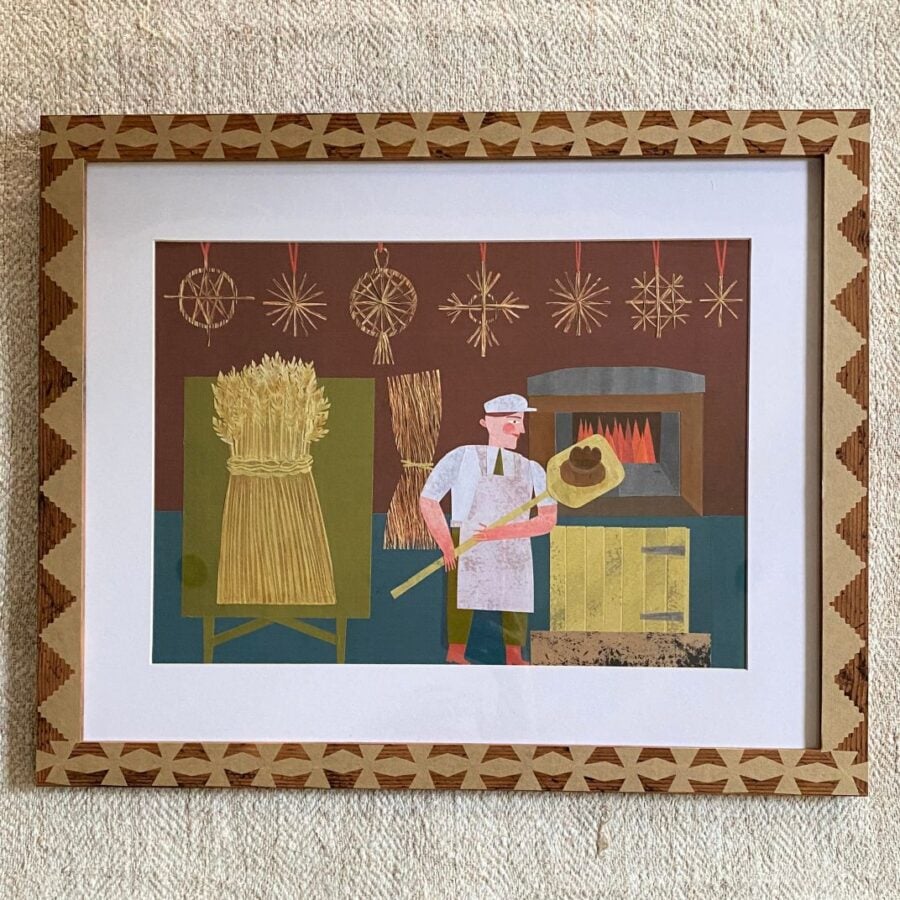 Marion Elliot original papercut collage