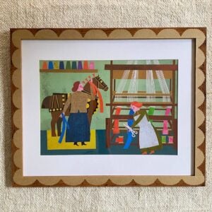 Marion Elliot original papercut collage