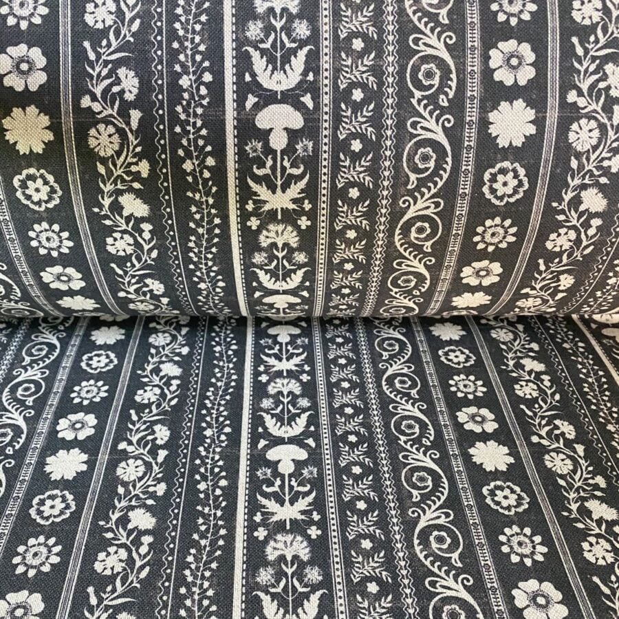 Serendipity Patterned Stripe Fabric roll