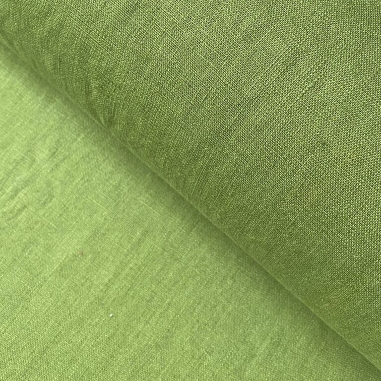 Washed Linen Grass Green