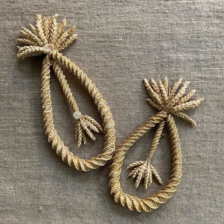 Pair of Essex Terret Corn Dollies