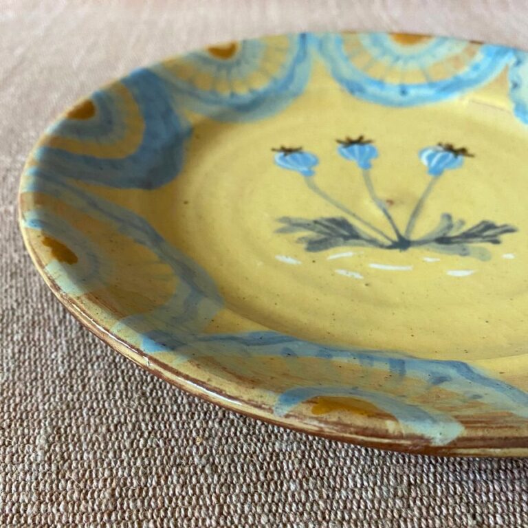 James Burnett Stuart Side Plate Botanical design