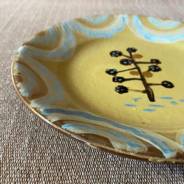 James Burnett Stuart Side Plate Botanical design
