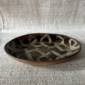 Jack Welbourne Oval Dish - abstract design - Image 2