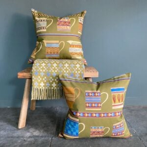 Mochaware Cushion - Sage - Image 4