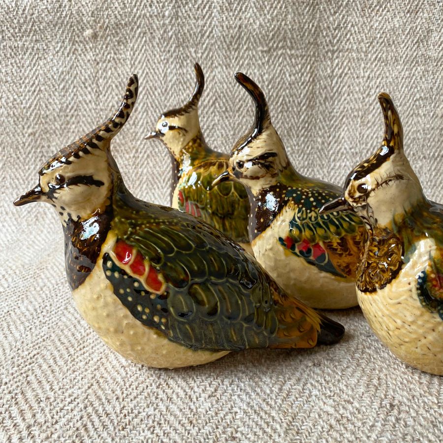 Carole Glover Slipware Lapwing Bird
