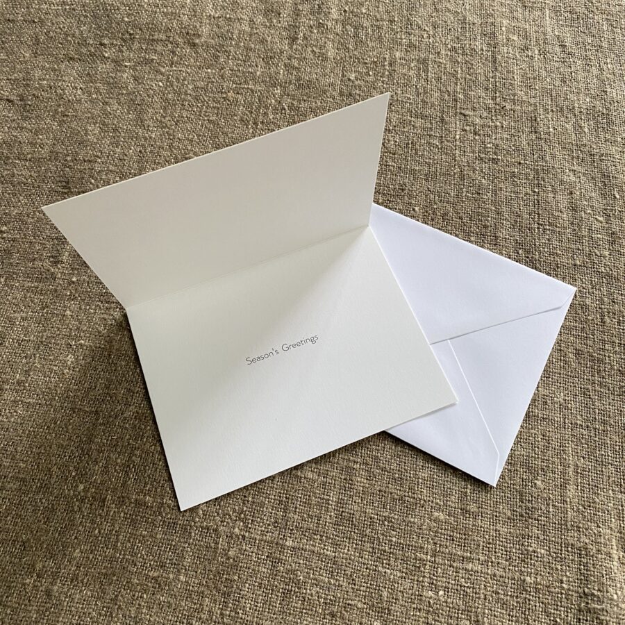 Christmas Card pack on fabric background