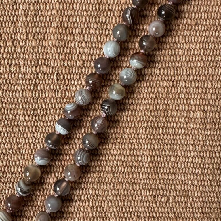 Agate Necklace with Boar/Tree of Life Pendant CDLT M2 - Image 3