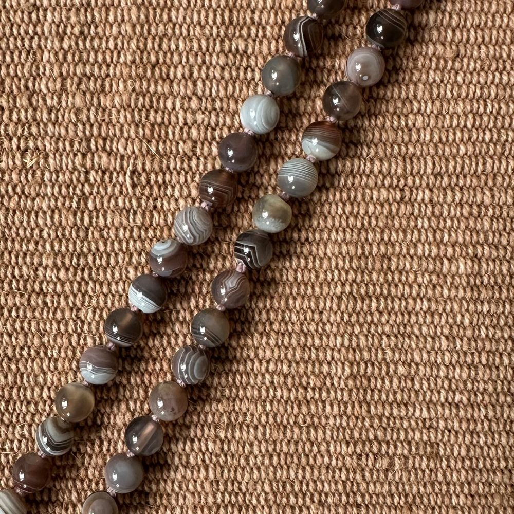 Agate Necklace with Boar/Tree of Life Pendant CDLT M2 - Image 3